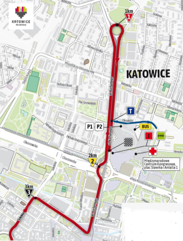 Tour De Pologne 2020 Route Stage 1 Chorzow Katowice