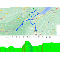 Tour de Romandie 2023, stage 1: interactive map
