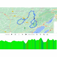 Tour de Romandie 2023, stage 2: interactive map