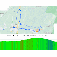 Tour de Romandie 2023, stage 3: interactive map