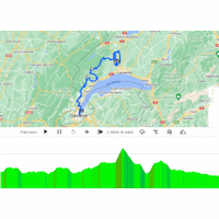 Tour de Romandie 2023, stage 5: interactive map