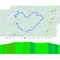 Tour de Romandie 2024, stage 3: interactive map