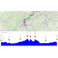 Tour de Romandie 2025, stage 1: interactive map