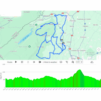 Tour de Romandie 2025, stage 3: interactive map