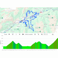 Tour de Romandie 2025, stage 4: interactive map