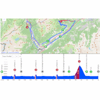 Tour de Romandie 2026, stage 1: interactive map