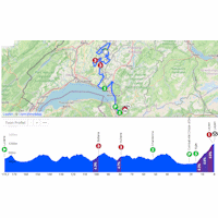 Tour de Romandie 2026, stage 5: interactive map