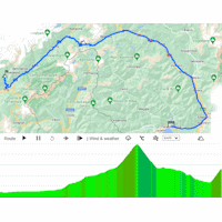 Tour de Suisse 2024, stage 6: interactive map