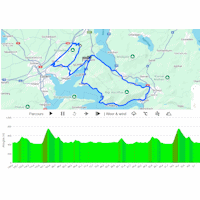 Tour de Suisse 2025, stage 1: interactive map
