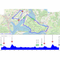 Tour de Suisse 2025, stage 1: interactive map