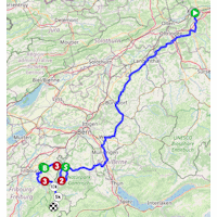 Tour de Suisse 2025, stage 2: route