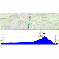 Tour de Suisse 2025, stage 4: interactive map