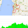 Tour Down Under 2016: Route and profile 3rd stage - source: www.tourdownunder.com.au