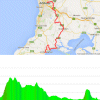 Tour Down Under 2016: Route and profile 4th stage - source: www.tourdownunder.com.au