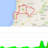 Tour Down Under 2016: Route and profile 5th stage - source: www.tourdownunder.com.au