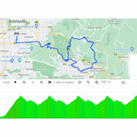 Tour Down Under 2023: interactive map stage 5