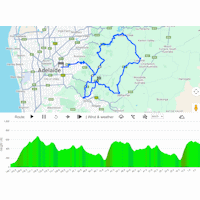 Tour Down Under 2026, stage 2: interactive map