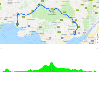 Tour of Britain 2018: Route and profile 1st stage - source: www.tourofbritain.co.uk