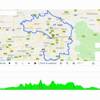 Tour of Britain 2019: interactive map 8th stage - source: www.tourofbritain.co.uk