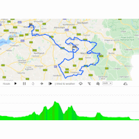 Tour of Britain 2021: interactive map stage 5 - source: www.tourofbritain.co.uk