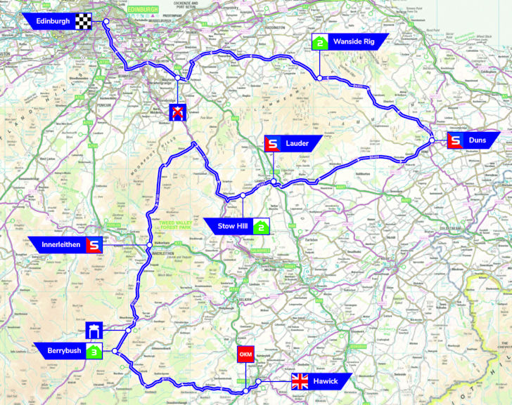 tour of britain stage 7 road closures