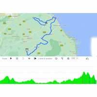 Tour of Britain 2022: interactive map stage 2