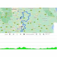 Tour of Britain 2022: interactive map stage 5