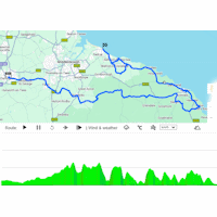 Tour of Britain 2024, stage 2: interactive map