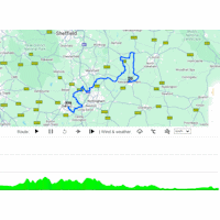 Tour of Britain 2024, stage 4: interactive map