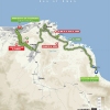 Tour of Oman 2016 Route stage 5: Al Sifah - Ministry of Tourism (Muscat) - source: GeoAtlas