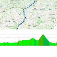 Tour of the Alps 2019: interactive map 2nd stage