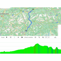 Tour of the Alps 2024, stage 2: interactive map