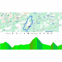 Tour of the Alps 2024, stage 1: interactive map