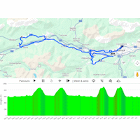 Tour of the Alps 2026, stage 1: interactive map