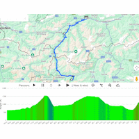 Tour of the Alps 2026, stage 2: interactive map