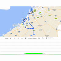 UAE Tour 2024, stage 4: interactive map