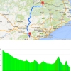 Volta a Catalunya 2015 stage 5 Alp - Valls : Route and profile - source: www.voltacatalunya.cat