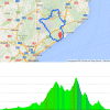 Volta a Catalunya 2016 stage 1 Calella - Calella: Route and profile