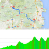 Volta a Catalunya 2016 stage 3 Girona - La Molina (Alp): Route and profile