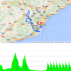 Volta a Catalunya 2016 stage 7 Barcelona - Barcelona: Route and profile - source: www.voltacatalunya.cat
