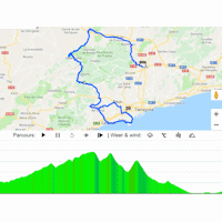 Volta a Catalunya 2019: interactive map 6th stage - source: www.voltacatalunya.cat