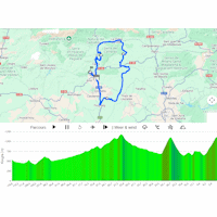 Volta a Catalunya 2025, stage 6: interactive map