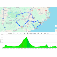 Volta a Catalunya 2026, stage 1: interactive map