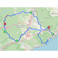 Volta a Catalunya 2026, stage 1: route