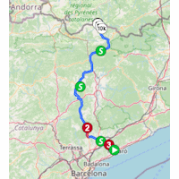 Volta a Catalunya 2026, stage 4: route