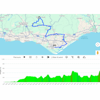 Volta ao Algarve 2026, stage 5: interactive map
