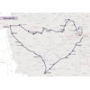 Vuelta a Burgos 2021 route stage 1 - source:vueltaburgos.com