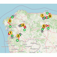 La Vuelta Femenina 2026: route (clickable)
