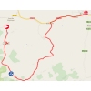Vuelta 2014 Route stage 10: Monasterio de Veruela - Borja - source IGN - lavuelta.com