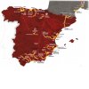 Vuelta 2017: Map with all stages - source: lavuelta.com